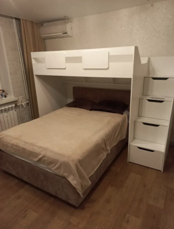 Кровать-чердак коллекции Мозаика 190х90  от Династия Kids