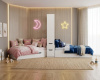 Кровать коллекции Мозаика 190х90 от Династия Kids