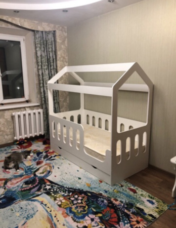 Кровать детская Домик Теремок 160х80  от Династия Kids