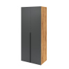 Шкаф распашной + шкаф угловой + пенал коллекции Брайт Графит от Династия Kids