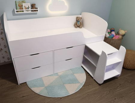 Кровать-чердак 180х80 Малыш-7  от Династия Kids