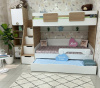 Кровать-чердак Мозаика-2 + кровать Двушка 190х90 от Династия Kids