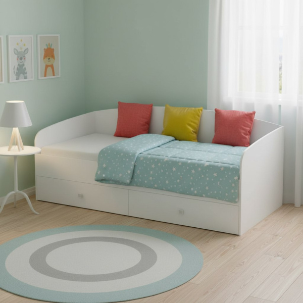 Кровати коллекции Умка + стеллаж для зонирования  от Династия Kids