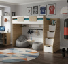 Кровать-чердак коллекции Мозаика 190х90  от Династия Kids